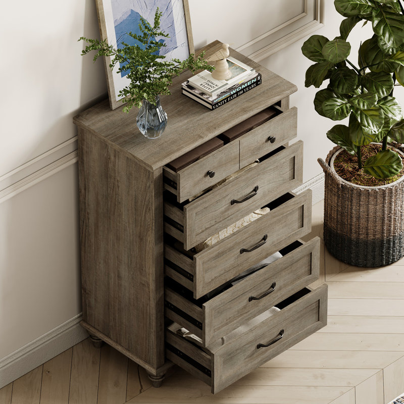Cameryn Kids 10 - Drawer Dresser, Gray