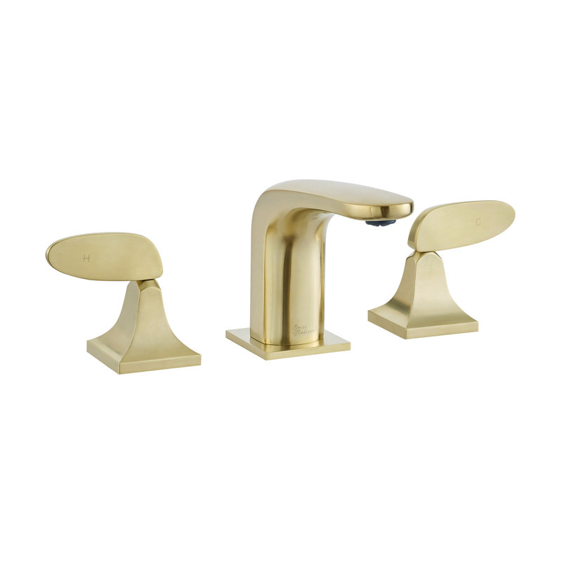 Château 8 in. Widespread, 2-Handle, Bathroom Faucet, Brushed Gold