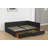 Full Size Daybed With Storage Drawers Upholstered Corner Bed With L Shaped Headboard Velvet Daybed Frame For Living Room Guest Room