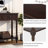 Traditional Design Console Table with Two Drawers and Bottom Shelf-1367724307