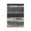 Tapis intérieur lavable abstrait 3 pi x 5 pi noir