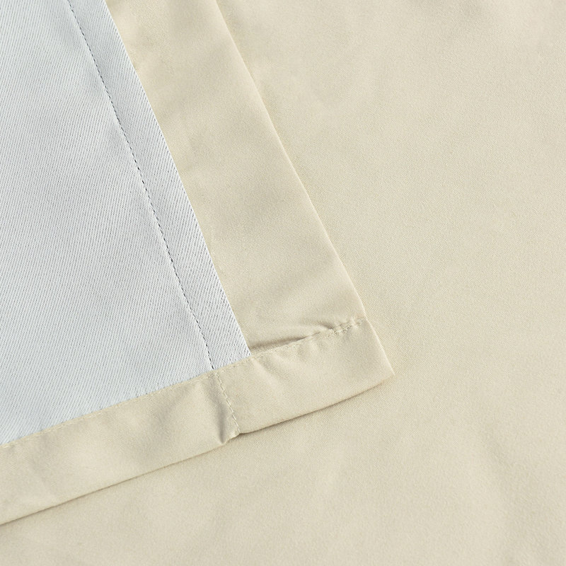 Room Darkening Curtain Pair, Camel, 42"W x 63"L