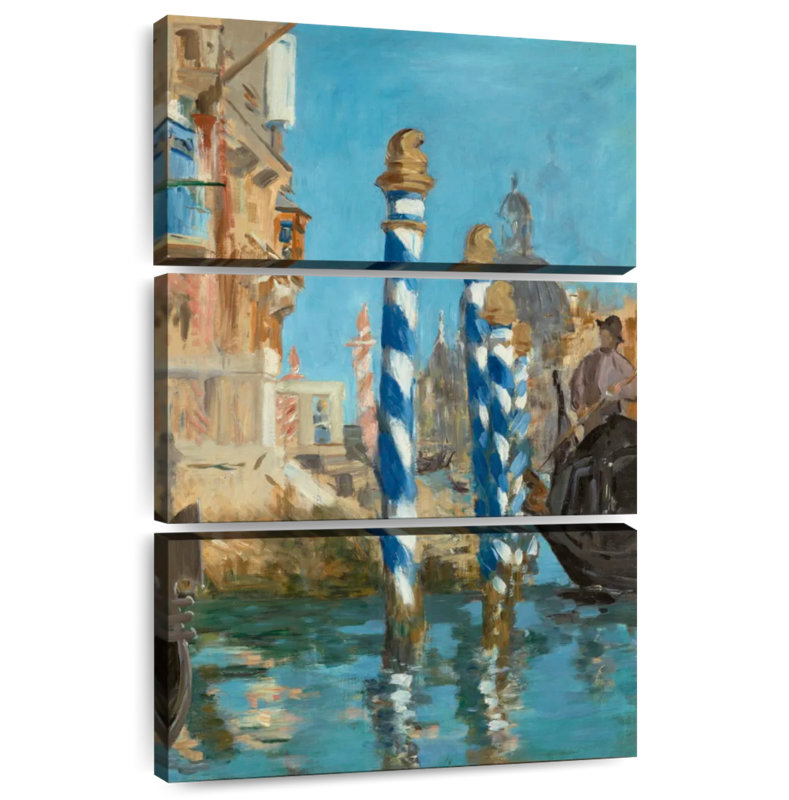 Nicci, le Grand Canal, 1874, H 50 po x l 32 po