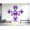 Autocollant d'art Afro Girl Power Gym