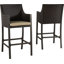 Tabouret de bar 30 po avec coussin Liggins