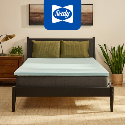  Sealy® To Go Gel-Infused Memory Foam Mattress Topper