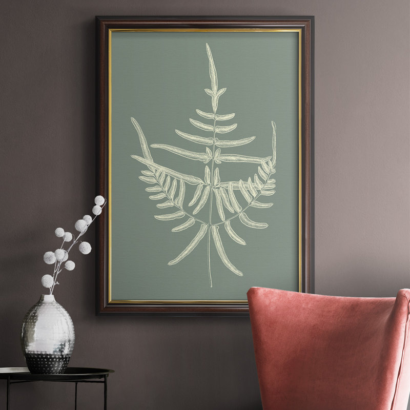 Ferns On Sage I " Ferns On Sage I ", 20" H x 16" W x 2.5" D