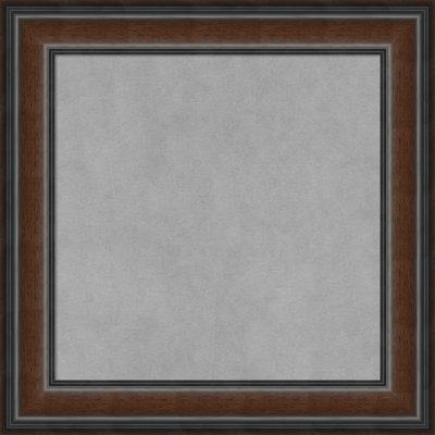 Cyprus Walnut Framed Magnetic Organization Board