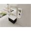 Meuble-lavabo mural 30 po avec lavabo et support de rangement, cuve gauche en résine épaisse-468766091-468766100