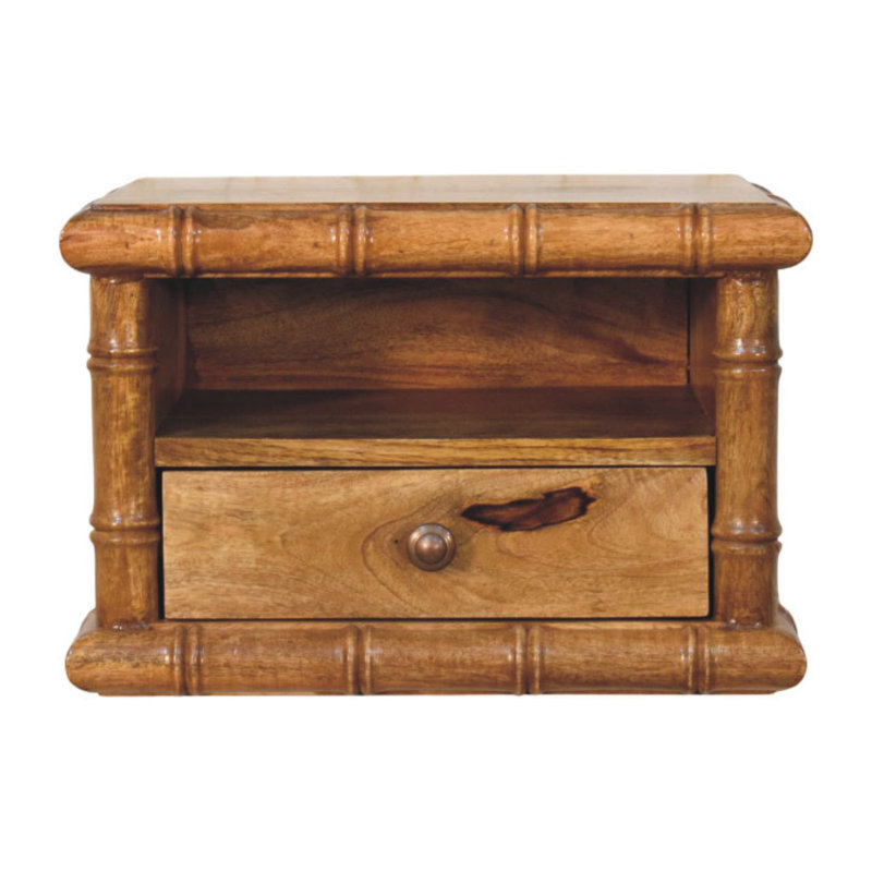 44cm W Solid Wood Bedside Table