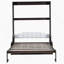 Grand lit escamotable mural avec coussin, espresso-1895896571