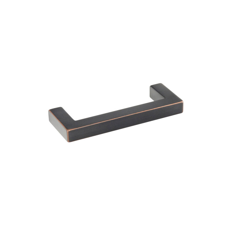 Poignée de meuble centrale 3 "Essex, Bronze frotté à l'huile