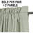 Linen Look 100% Blackout Curtains for Bedroom Full Light Blocking Rod Pocket 42 Inches Wide Linen Textured Thick Window Curtain Drapes with Backing-1600622887-1600622894