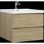 Meuble-lavabo de salle de bain avec lavabo en résine, armoire de rangement murale moderne avec tiroirs à fermeture en douceur-2083738789