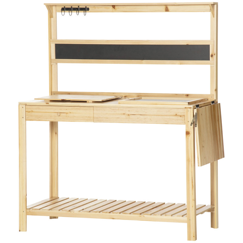 Isidoros Fir Wood Potting Bench