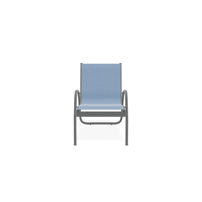 Fauteuil de patio Gardenella, Graphite texturé, Ciel 42D