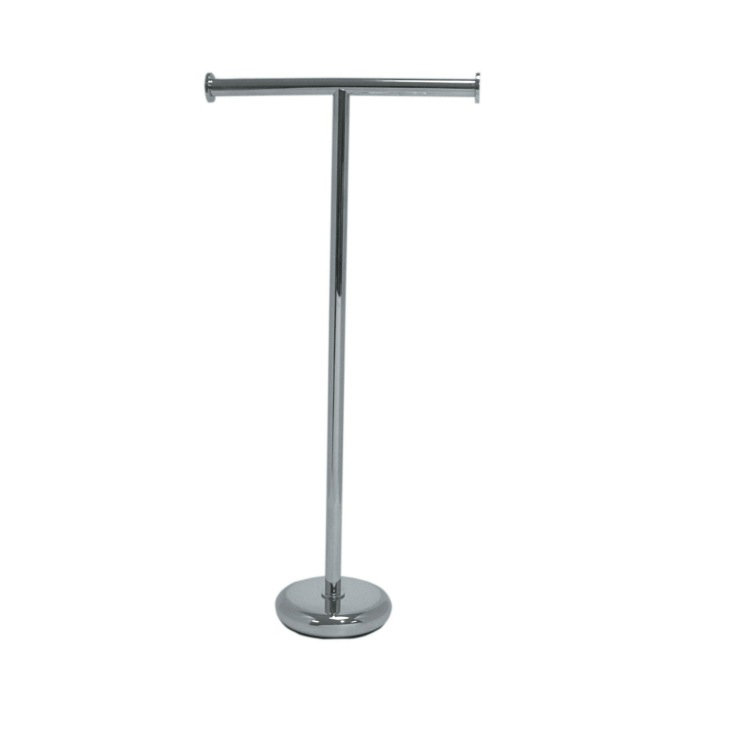 Porte-papier hygiénique sur pied fluide, Or