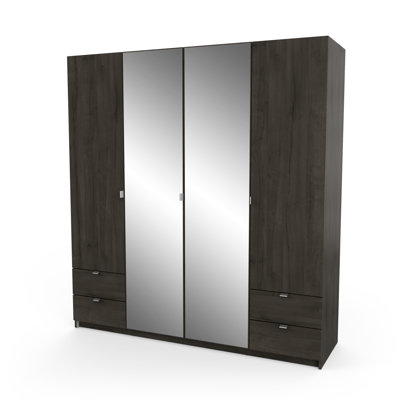Birkan 2 Door Manufactured Wood Wardrobe