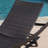 Modern Pe Chaise Lounge - 28.16" Wide, 39.00" High, Brown Multi Lounges In , Iron, Adjustable Seat Back, 600Lb Capacity