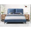 Lit tapissier bleu-85696183