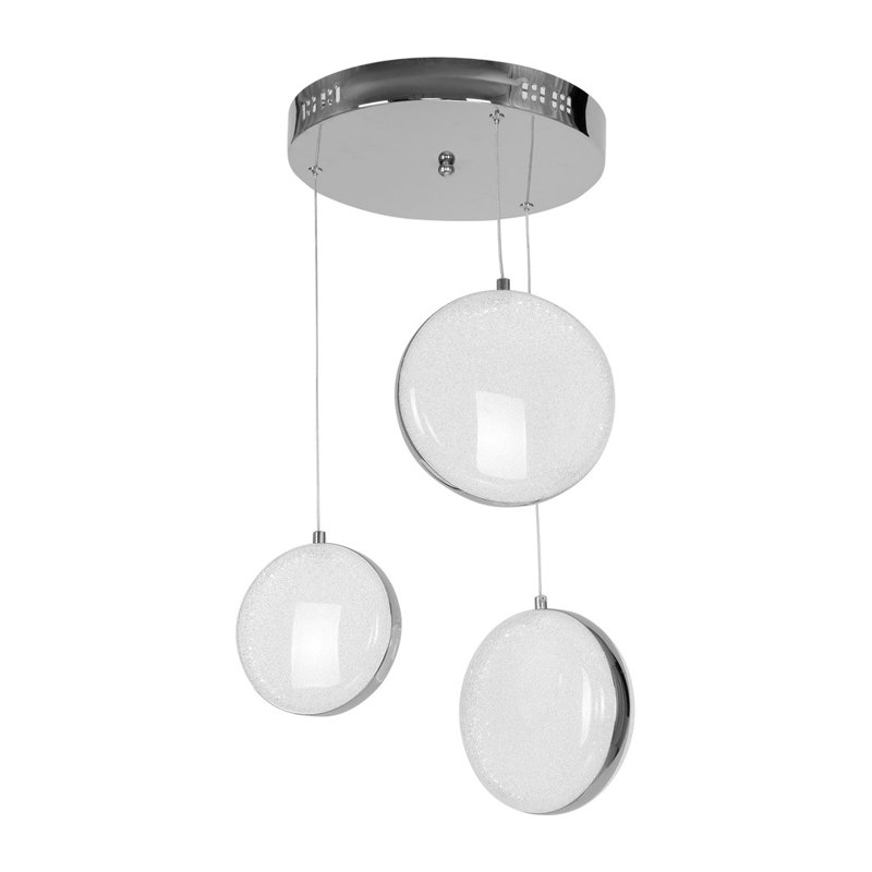 Hadrien 3 - Light Dark Grey Cluster Pendant