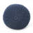 Cotton Upholstered Round Pouf Ottoman-125320599