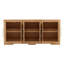 Humphrey's 86" Wide Pine Wood Sideboard, Black-1340380843