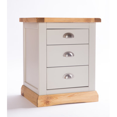 Nicholas 45cm W Plywood / Laminate Board Bedside Table
