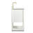 Felicity 30 " W Freestanding Standard 1 Single Vanity Bathroom Vanity With Engineered Marble Top-51216057