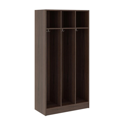 Armoire de vestiaire pour salle de classe triple à trois compartiments