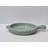 8" Aqua Patterned Clay Frying Pan