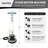 13" Multi-Purpose Commercial Floor Buffer Polisher Machine - Clean, Buff, and Polish with Ease Ideal for Carpets Too Includes Optional Solution Tank, 2 Brushes and 3 Scouring Pads