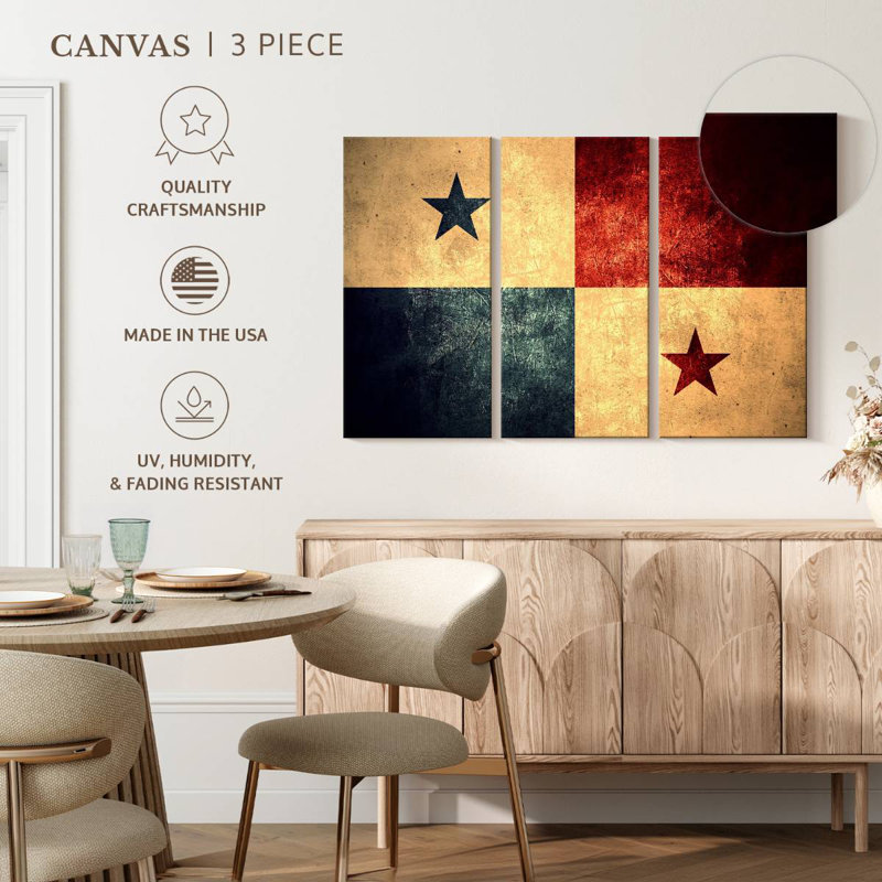 Drapeau de Panama grunge