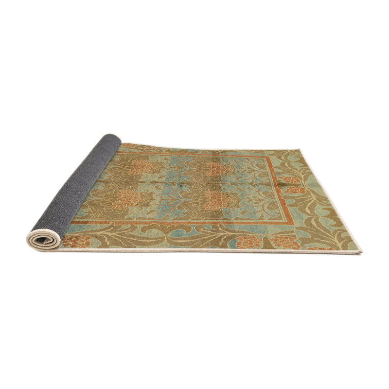 Tapis abstrait moderne 1674, Carré 4 pi