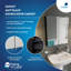 Dawley Double Door Black Steel Bathroom Mirror Cabinet
