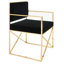 Fauteuil en velours de 54,99 cm de largeur-386389576-380931461