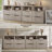  56.5"W Modern Fluted 4-Drawer Dresser With 2 Large Open Storage-308032847