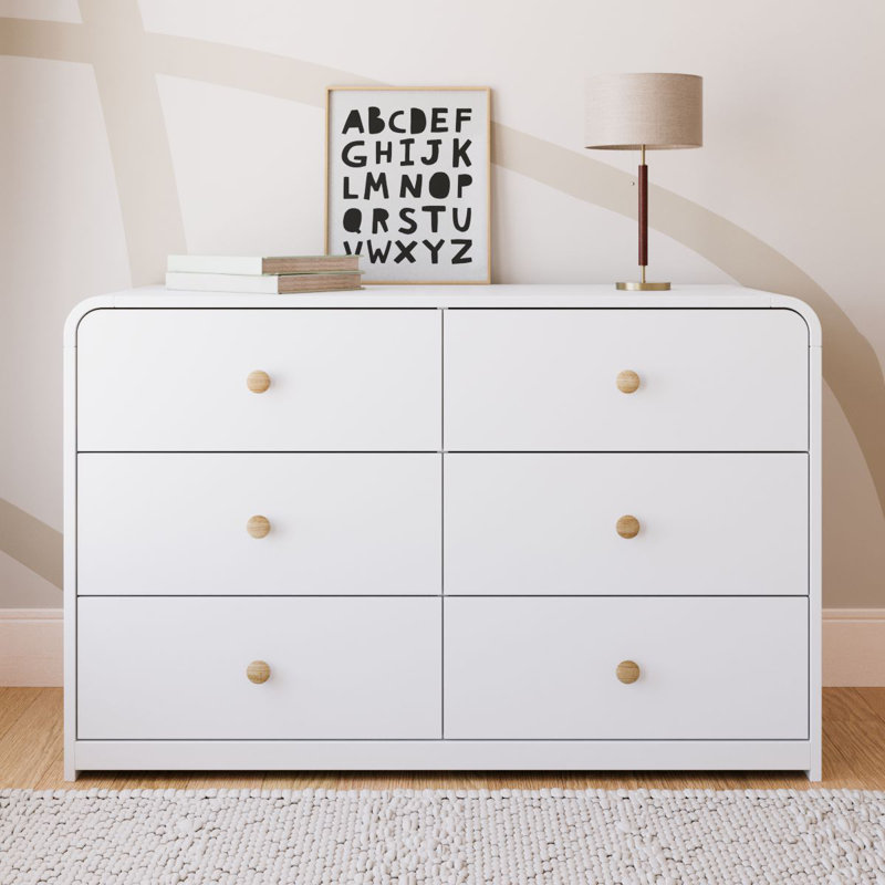 Storkcraft Santos 6 Drawer Dresser, Hazelnut
