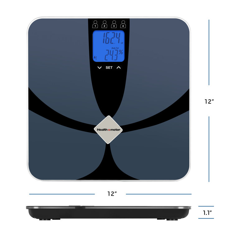 Prominence Home Digital Bathroom Scale for Body Weight, Auto Step-On Design, Ultra Thin - White - Glass