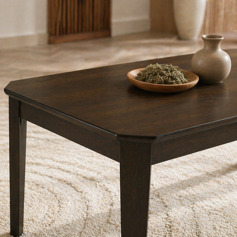 Amaro Dark Brown 3-Piece Coffee and End Table Set