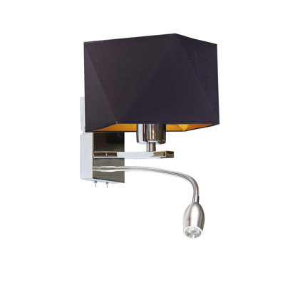 Tuley Steel LED Armed Sconce