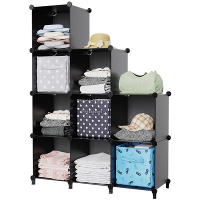 Closet Organizer, 9-Cube Closet Organizers And Storage, Portable Closet Storage Shelves,Closet Organizer Storage Shelves, Clothes Storage Organizer Fo