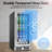 15" Beverage Refrigerator - 130 Can Capacity, Reversible Door, Built-In or Freestanding Beer Fridge, Soda & Drink Cooler with Glass Shelves & LED Light