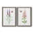 Toile avec cadre gris