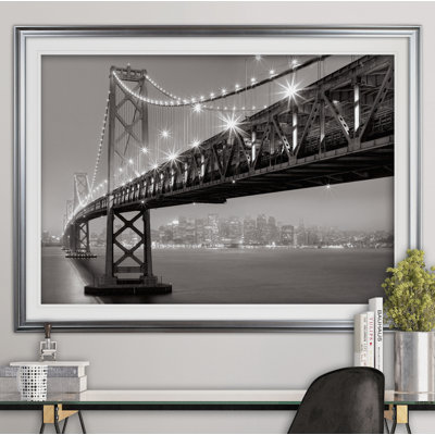 " Bay Bridge At Night "