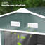 Barnesville 11 ft. W x 13 ft. D Metal Garden Shed-2102820114