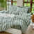 Heathered Green/White