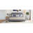 Teddy Fleece Upholstered Platform Bed With Thick Fabric, Solid Frame And Stylish Curve-Shaped Design-351368379-351368377