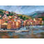 Italian Coastal Village - Artist Enhanced Canvas Print-99119215-99119122