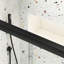 56 - 60 "x 70" Porte de douche à dérivation avec design coulissant. Noir mat, verre trempé de 1/4 po. Rail supérieur, poignée en acier inoxydable. Glissement en douceur, fuite. Nano facile à nettoyer, film éclatant. 36 000 tests. Installation-118139171